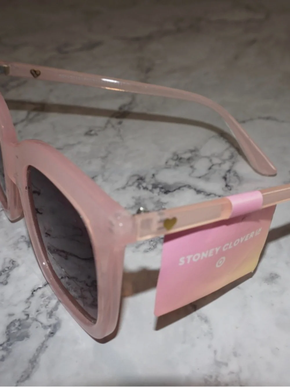 Stoney Clover Lane Pink Square Sunglasses NWT